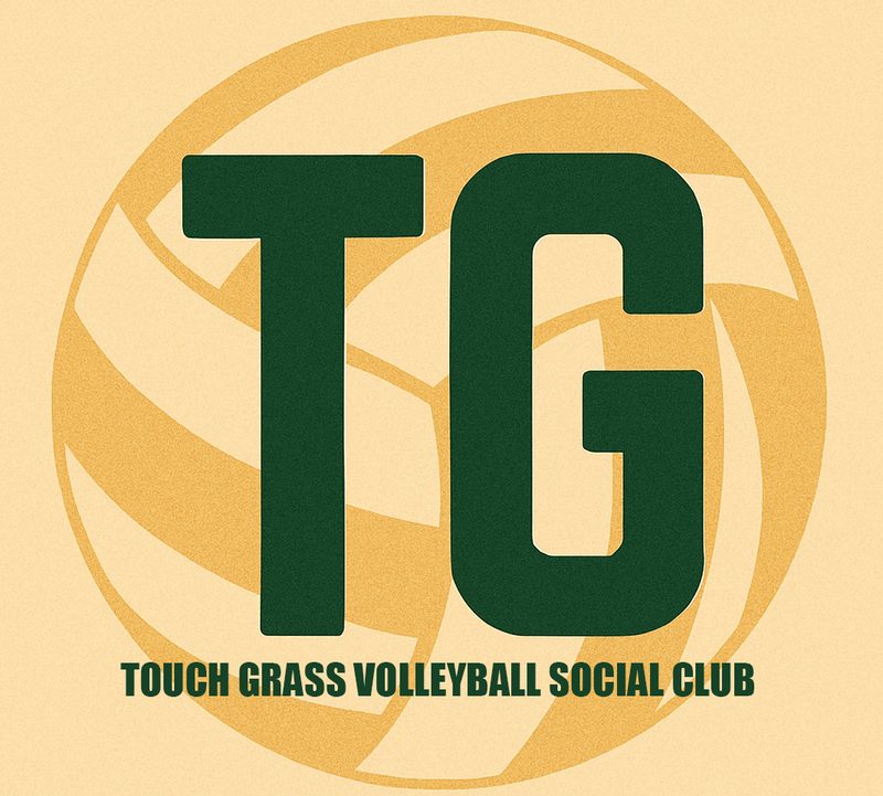 Touch Grass Volleyball Social Club logo